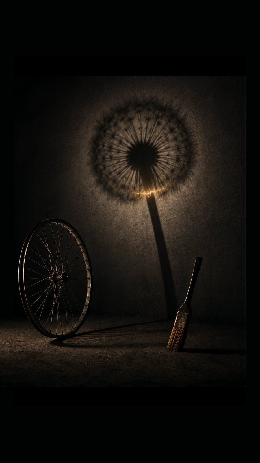Poster motif — dandelion
